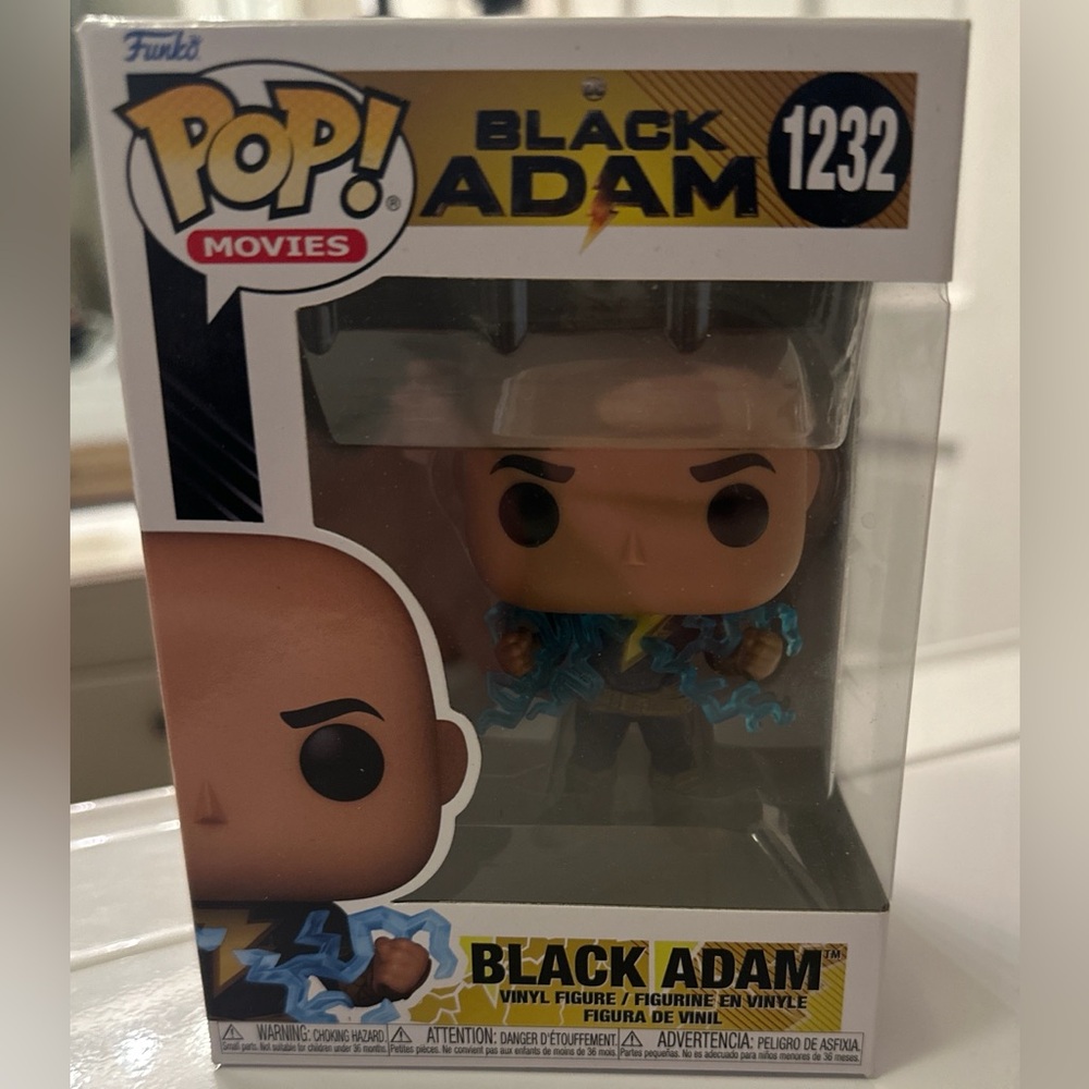 Funko Pop! Movie Black Adam (Dwayne Johnson) NWB - Picture 4 of 6